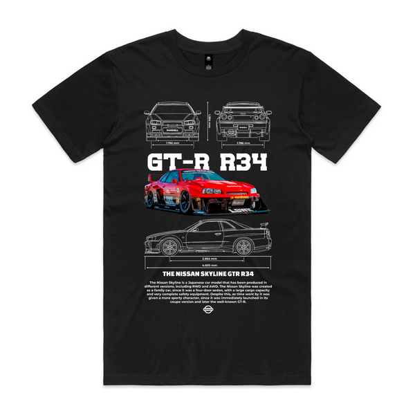 Nissan R34 GTR Tee